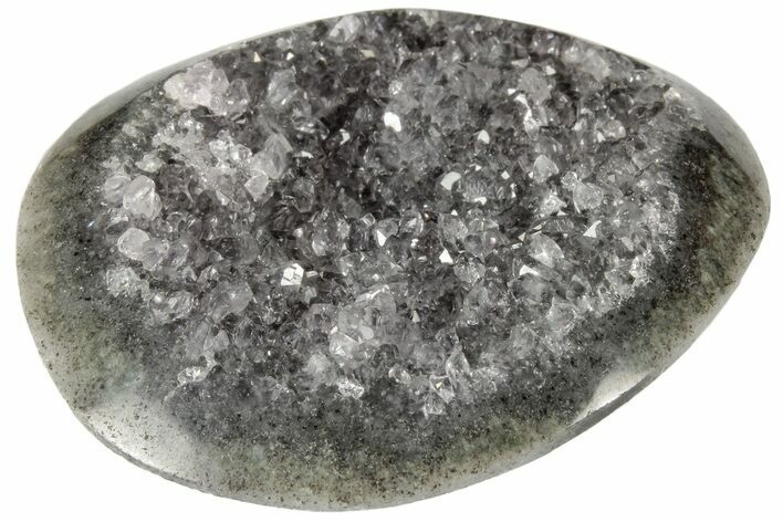 Sparkly Druzy Quartz Cabochon - Artigas, Uruguay #186330